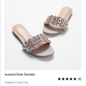 ‼️price drop ‼️NWT EXPRESS rhinestone flat slipons